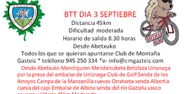 Desde Abetxuko, Albertia y cuevas - 45 km Moderada